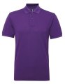 Heren Polo Asquith & Fox Polycotton Paars